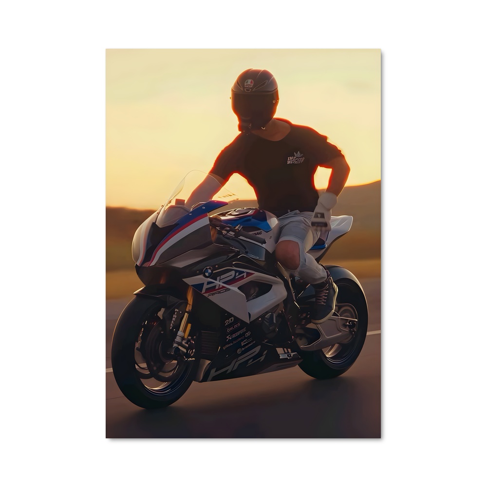 Poster Hp course spectaculaire